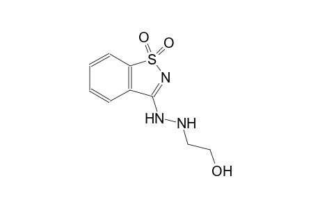 2-[2-(1,1-dioxido-1,2-benzisothiazol-3-yl)hydrazino]ethanol