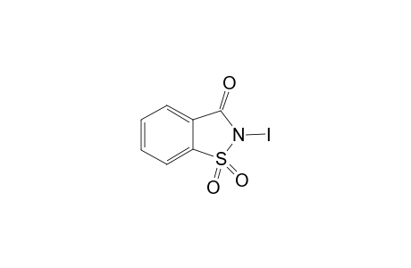 2-iodanyl-1,1-bis(oxidanylidene)-1,2-benzothiazol-3-one