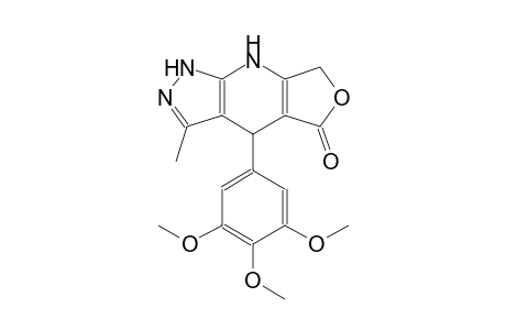 3-Methyl-4-(3,4,5-trimethoxyphenyl)-1,4,7,8-tetrahydro-5H-furo[3,4-b]pyrazolo[4,3-e]pyridin-5-one