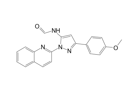 N'-(1-(2-Quinolinyl)-3-(4-methoxylphenyl)-1H-pyrazol-5-yl)-formamide
