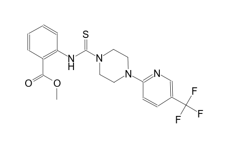 benzoic acid, 2-[[[4-[5-(trifluoromethyl)-2-pyridinyl]-1-piperazinyl]carbonothioyl]amino]-, methyl ester