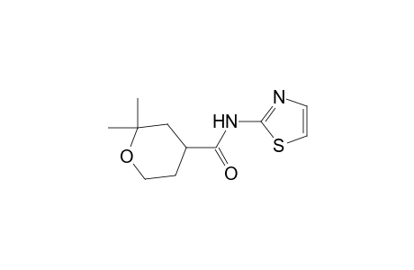 2,2-Dimethyl-N-(1,3-thiazol-2-yl)tetrahydro-2H-pyran-4-carboxamide
