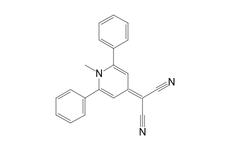 Propanedinitrile, 2-(1-methyl-2,6-diphenyl-4(1H)-pyridinylidene)-
