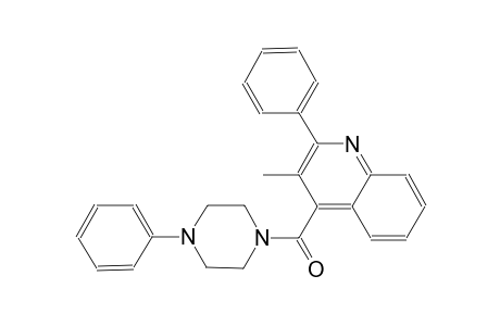 3-methyl-2-phenyl-4-[(4-phenyl-1-piperazinyl)carbonyl]quinoline