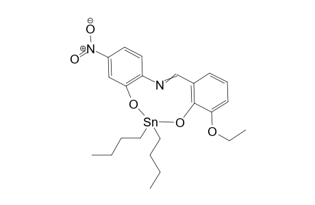 [N-(2-Hydroxy-4-nitrophenyl)-3-ethoxysalicylideneiminato]di-n-butyltin(IV)