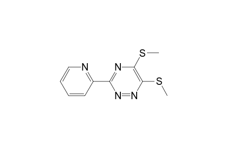 1,2,4-Triazine, 5,6-bis(methylthio)-3-(2-pyridinyl)-