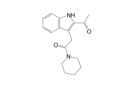 2-Acetyl-3-(2-oxo-2-piperidin-1-ylethyl)-1H-indole