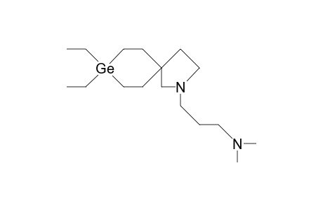 8,8-Diethyl-N,N-dimethyl-2-aza-8-germa-spiro(4.5)decane-2-propanamine