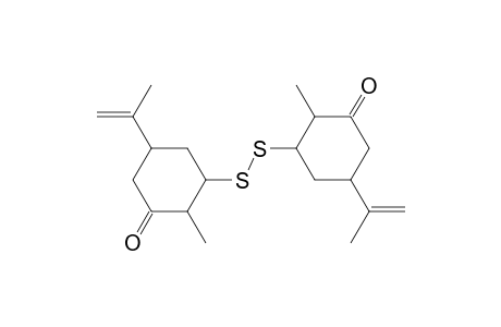 [Bis(2-methyl-5-(1-methylethenyl)-3-oxocyclohexyl)disulfide]