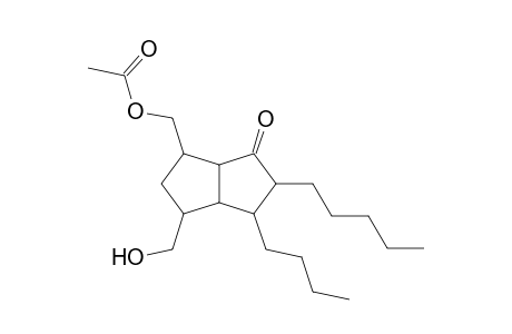 [4-Hydroxymethyl-2-pentyl-3-butyl-1-oxooctahydropentalen-6-yl]methyl acetate