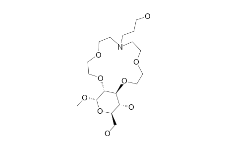 METHYL-2,3-DIDEOXY-ALPHA-D-GLUCOPYRANOSIDO-(2,3-H)-N-HYDROXYPROPYL-1,4,7,10-TETRAOXA-13-AZACYCLOPENTADECANE