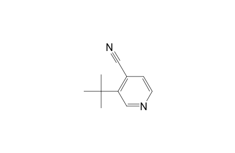 4-Pyridinecarbonitrile, 3-(1,1-dimethylethyl)-