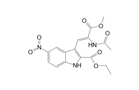 (Z)-N-Acetyl-5-nitro-2-ethoxycarbonyldehydrotryptophan Methyl ester