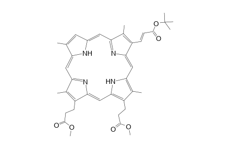 8-[(E)-t-Butoxtcarbonylpropenyl]-2,712,18-tetramethyl-21H,23Hporphine-13,17-dipropyl dimethyl ester