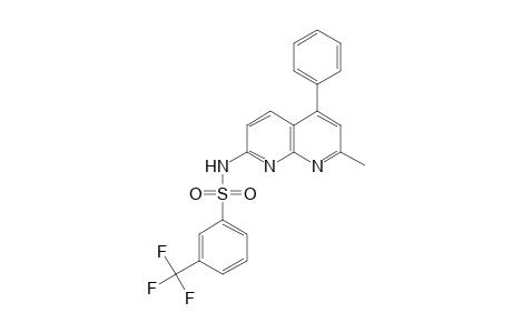 Benzenesulfonamide, N-(7-methyl-5-phenyl-1,8-naphthyridin-2-yl)-3-(trifluoromethyl)-