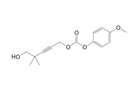 5-(4-Methoxyphenoxycarbonyloxy)-2,2-dimethyl-3-pentyn-1-ol