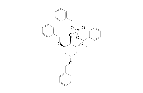(1S,2R,4S,6R)-(+-)-2,4-Di-O-benzyl-1-O-dibenzyloxyphosphoryl-6-O-methylcyclohexane-1,2,4,6-tetraol