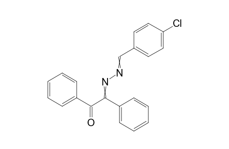 p-chlorobenzaldehyde, azine with benzil