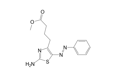 Methyl 4-[2'-amino-5'-phenylazothiazol-4'-yl]-butanoate