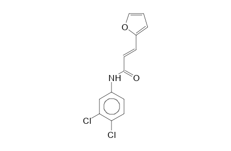(E)-N-(3,4-dichlorophenyl)-3-(2-furanyl)-2-propenamide