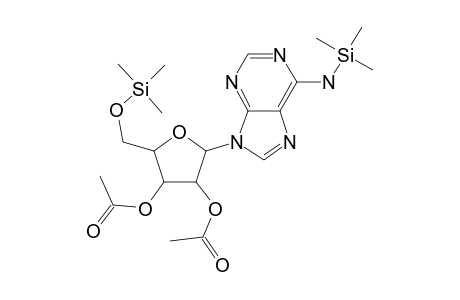 2',3'-di-o-Acetyladenosine, 2tms derivative