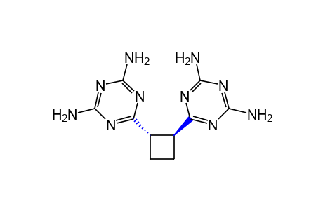 trans-4,6-DIAMINO-2-[2-(4,6-DIAMINO-s-TRIAZIN-2-YL)CYCLOBUTYL-s-TRIAZINE