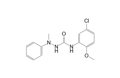 N-(5-chloro-2-methoxyphenyl)-2-methyl-2-phenylhydrazinecarboxamide