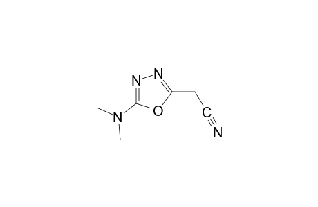 5-(dimethylamino)-1,3,4-oxadiazole-2-acetonitrile