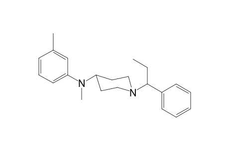 N-Methyl-N-3-methylphenyl-1-(1-phenylpropyl)piperidin-4-amine