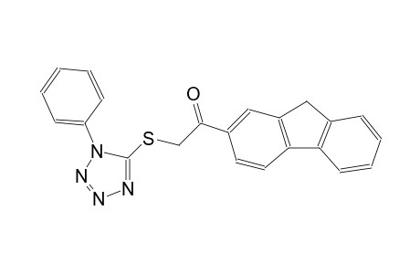 1-(9H-Fluoren-2-yl)-2-[(1-phenyl-1H-tetraazol-5-yl)sulfanyl]ethanone