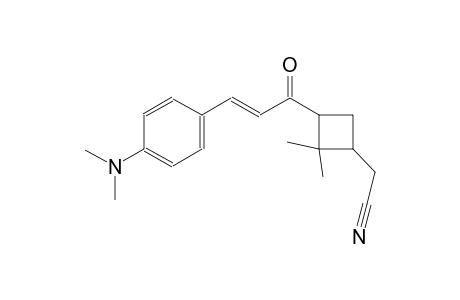 (3-{(2E)-3-[4-(dimethylamino)phenyl]-2-propenoyl}-2,2-dimethylcyclobutyl)acetonitrile