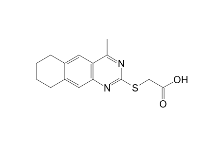 [(4-methyl-6,7,8,9-tetrahydrobenzo[g]quinazolin-2-yl)thio]acetic acid
