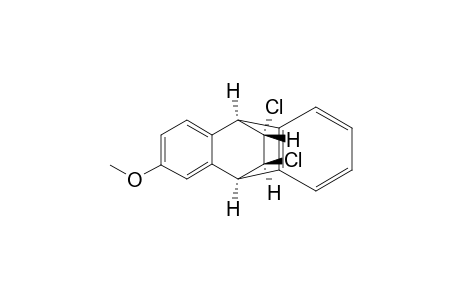 9,10-Ethanoanthracene, 11,12-dichloro-9,10-dihydro-2-methoxy-, (9.alpha.,10.alpha.,11S*,12S*)-