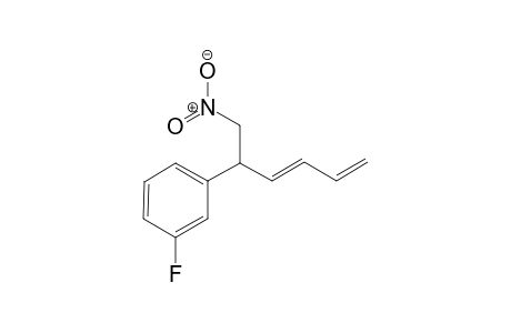 (E)-1-fluoro-3-(1-nitrohexa-3,5-dien-2-yl)benzene