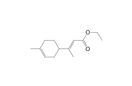 2-Butenoic acid, 3-(4-methyl-3-cyclohexen-1-yl)-, ethyl ester, (E)-
