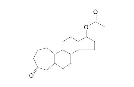 17Beta-acetoxy-A-homo-5alpha-estran-4-one