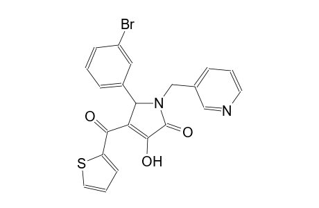 5-(3-bromophenyl)-3-hydroxy-1-(3-pyridinylmethyl)-4-(2-thienylcarbonyl)-1,5-dihydro-2H-pyrrol-2-one
