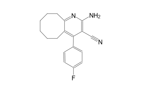 cycloocta[b]pyridine-3-carbonitrile, 2-amino-4-(4-fluorophenyl)-5,6,7,8,9,10-hexahydro-