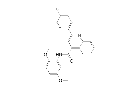 4-quinolinecarboxamide, 2-(4-bromophenyl)-N-(2,5-dimethoxyphenyl)-