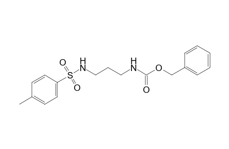 (phenylmethyl) N-[3-[(4-methylphenyl)sulfonylamino]propyl]carbamate