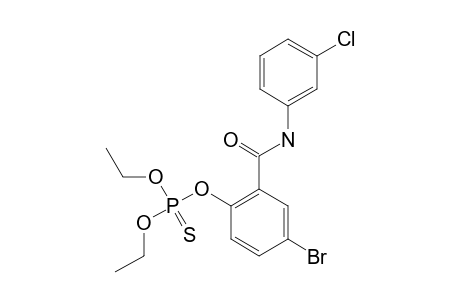 O-[4-BROMO-2-[(3-CHLOROPHENYL)-CARBAMOYL]-PHENYL]-O,O-DIETHYL-PHOSPHOROTHIOATE