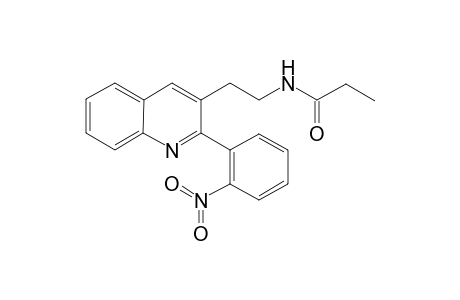 1-{2'-(2''-Nirophenyl)quinolin-3-ylethyl}propanamide