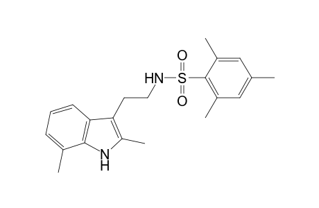 N-[2-(2,7-dimethyl-1H-indol-3-yl)-ethyl]-2,4,6-trimethyl-benzenesulfonamide