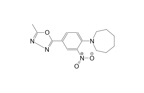 1-[4-(5-Methyl-[1,3,4]oxadiazol-2-yl)-2-nitro-phenyl]-azepane