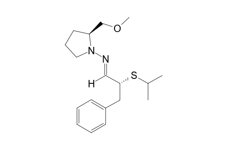 [(R)-2-Isopropylsulfanyl-3-phenyl-prop-(E)-ylidene]-((S)-2-methoxymethyl-pyrrolidin-1-yl)-amine