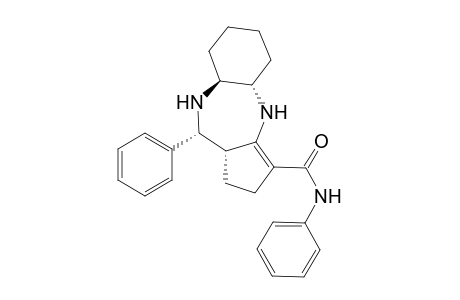 (4aS,8aS,10R,10aR)-10-Phenyl-1,2,4,4a,5,6,7,8,8a,9,10,10a-dodecahydro-benzo[b]cyclopenta[e][1,4]diazepine-3-carboxylic acid phenylamide