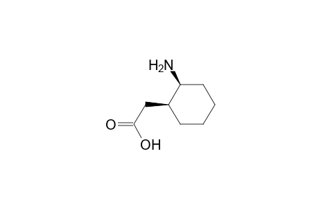 Cyclohexaneacetic acid, 2-amino-, cis-