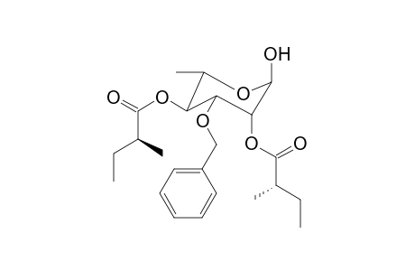 2,4-Di-O-[(2S)-2-methylbutyryl]-3-O-benzyl-.alpha.,L-rhamnopyranose