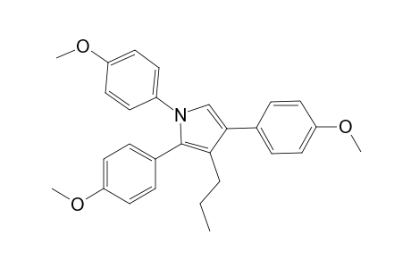 1,2,4-Tris(4-methoxyphenyl)-3-propyl-1H-pyrrole