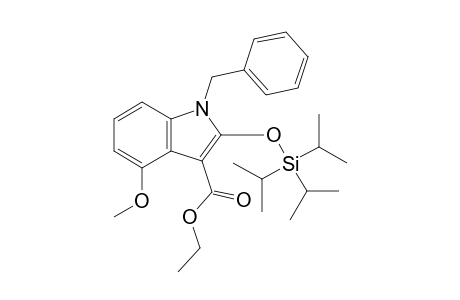 Ethyl 1-Benzyl-4-methoxy-2-triisopropylsilyloxyindol-3-carboxylate